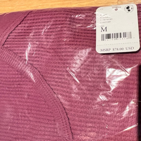 Free People Santa Clara Thermal Mulberry - Picture 7 of 11